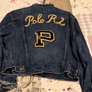 Polo Ralph Lauren Denim Jacket with Gold Embroidery